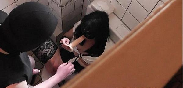  Naughty wife pissed on by plenty of men